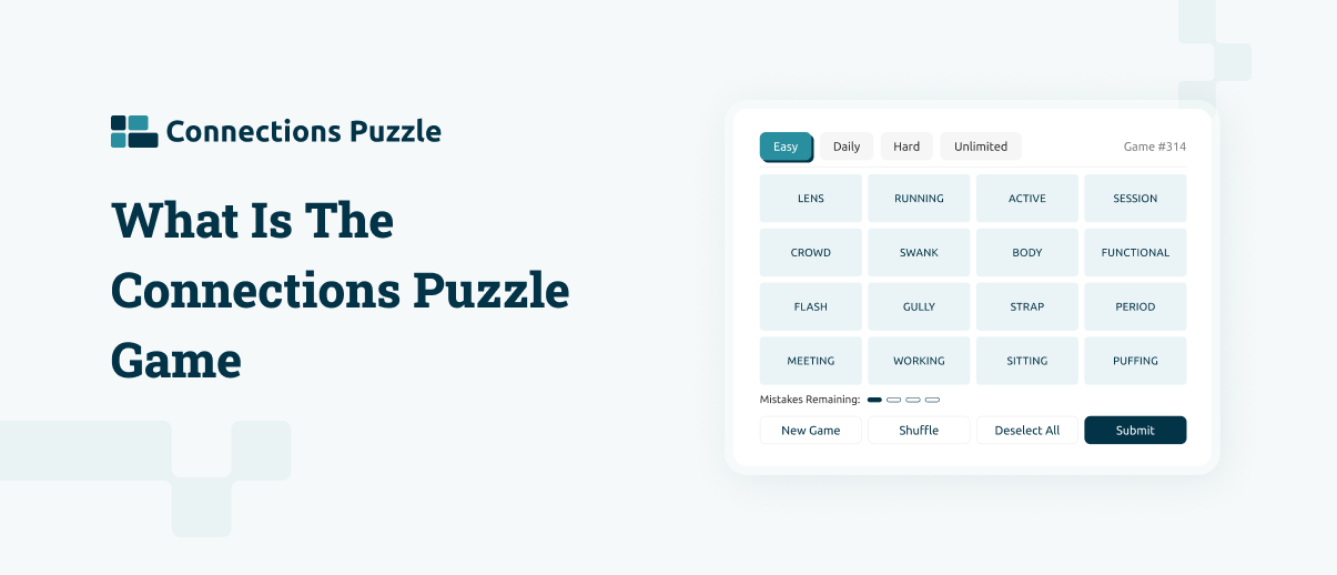 What is the Connections Puzzle Game?